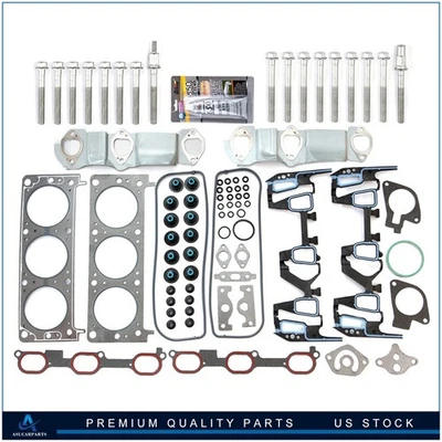 Juego de pernos de junta de cabeza V6 para Chevrolet Oldsmobile 96-05 Buick Century 3,1 L 3,4 L Foto 1 de 4