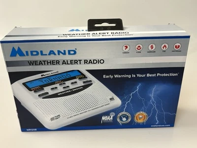 Midland Weather Alert Radio with NOAA All Hazard (batteries incl. NO POWER CORD) - Image 1 of 4