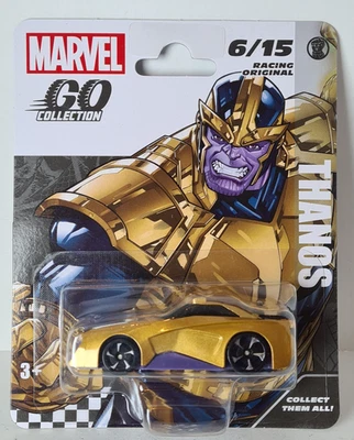 Marvel Go Collection Character Cars  THANOS  6/15 Racing Original Sealed - Image 1 of 4