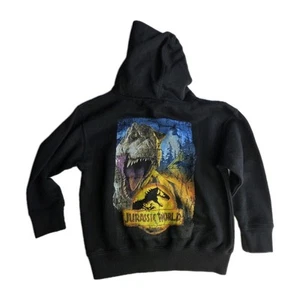 JURASSIC WORLD DOMINION Kids HOODIE 5-6 XS UNIVERSAL STUDIOS Park SWEATSHIRT - Picture 1 of 5