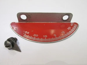 Vintage Rockwell Delta Tilt Scale & Pointer 24" & 16" Scroll Saw 10" Bandsaw - Picture 1 of 6