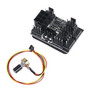 3-Pin-4-Pin-LüFteradapter PWM-PC-GehäUse-LüFter-Hub-Regler 8-Wege-Splitter 1881 - Afbeelding 1 van 6