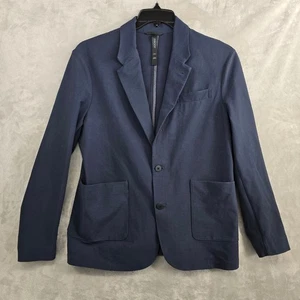 PROOF Mens XS Blue 72 Hour Merino Wool Blend Blazer Jacket Modern Fit - Picture 1 of 8