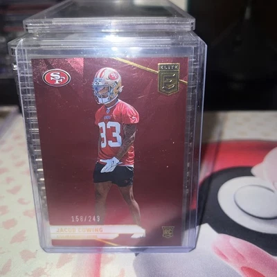 2024 Panini Donruss Elite Rookies Jacob Cowing #128 Maroon /249 (RC) - Image 1 of 2