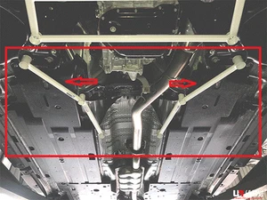 Ultra Racing Front Lower Side Bar For 2019-present SUBARU FORESTER SK 2.0 4WD - Picture 1 of 6