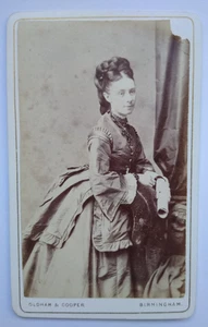 CDV Lady Fashion by Oldham & Cooper, Birmingham DAMAGED CORNER - Picture 1 of 3