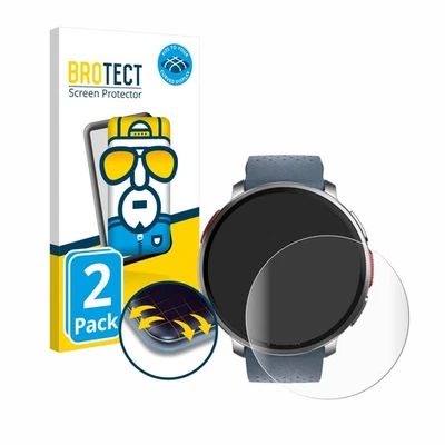 BROTECT 2x Protector Full-Cover for Polar Vantage V3 Curved Screen Edge Protection Film