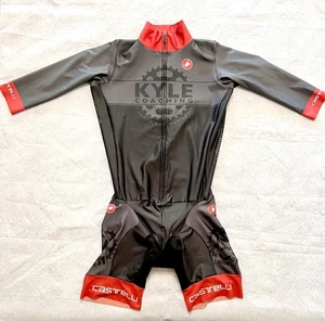 Castelli Cycling, Triathlon Speed Suit / Skin Suit Men’s XL Gray *Ships FAST - Picture 1 of 6