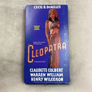 Cleopatra 1934 Claudette Colbert Warren William Drama Romance VHS Tape - Bild 1 von 3
