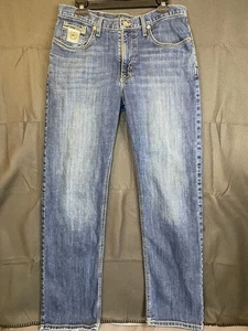 Jeans uomo Cinch White Label 33 x 34 vita media rilassato coscia e ginocchio dritto - Foto 1 di 16