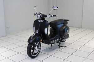 amalfi Elektroroller 45km/h von DREEMS im Italio Retro Look schwarz matt - Bild 1 von 10