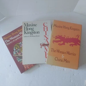 Maxine Hong Kingston 2 PB Book 1976 Slipcase Set: Woman Warrior & China Men - Picture 1 of 8