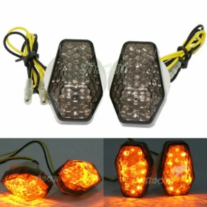 Smoke 1.8" plastic Mini Turn Signal For 2001-2004 2002 2003 Suzuki GSXR 600 750 - Picture 1 of 10