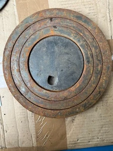 Antike Gusseiserne Ofenplatte Ofenringe Herdringe Rund D 239 mm - Bild 1 von 1