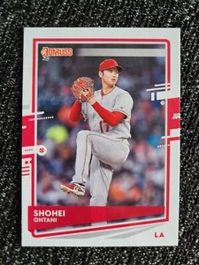 Shohei Ohtani 2020 Donruss #94b Pitching, vecchio logo Donruss sul retro - Foto 1 di 2