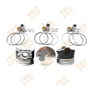 3Pcs Piston With Piston Ring For Yanmar 3TNM72 engine New - Picture 1 of 3