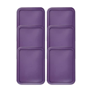 Replacement Lid for 3-CUP Pyrex Cover Rectangle (5.75" x 7.75") PURPLE (6-Pack) - Picture 1 of 1