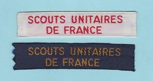 PARCHE A RAYAS SCOUT OF FRANCE - SCOUTS UNITAIRES DE FRANCE (2 VAR.) - Imagen 1 de 1
