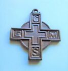 Vintage Church of England Mens' Society All In One Cross Medal