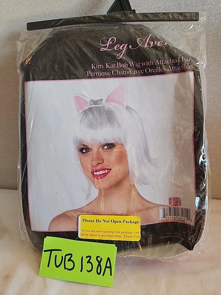 Kitty Cat Bob Costume Wig - Image 1 of 4