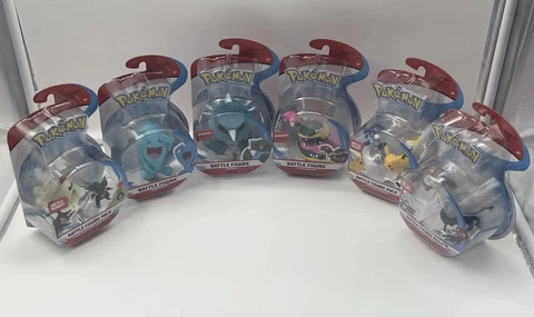 Lot 6X Pokémon S1 Wave Battle Figure Packs WCT Articulated NEW Action Figure Toy Cover