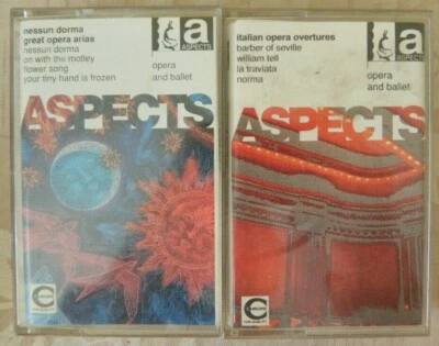 Aspects Opera Ballet Double Music Audio Cassettes ASPC3059 ASPC3053 - Image 1 of 4