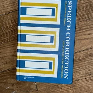 Speech Correction : Principles and Methods by Charles Van Riper (Hardcover) - Picture 1 of 1