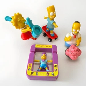 De colección Los Simpson Subway Kids Pak Juego De 4 Nuevos En Paquetes 1997 Homer Bart Lisa - Imagen 1 de 11
