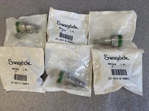 SWAGELOK SS-QC4-B-200K3 Quick Connect for 1/8" tube with Green key body - Picture 1 of 1