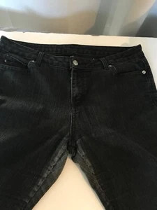 Michael Kors Women Black Jeans, Size 10, Stretchable, Waist:16 1/2" - Picture 1 of 8