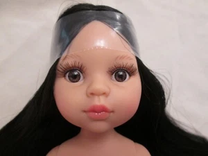 Carola Nude Paola Reina Las Amigas Doll 32cm Vinyl 13" Long Black Hair - Picture 1 of 9