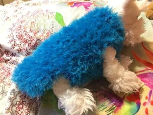 S Dog Apparel SEQUIN OCEAN WAVES Snuggle Bug SWEATER 12’ L 14’ G - Picture 1 of 1