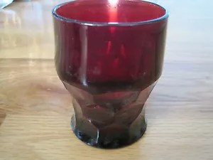 Georgian Ruby Glass Measures 4"x3" Antique - Picture 1 of 4