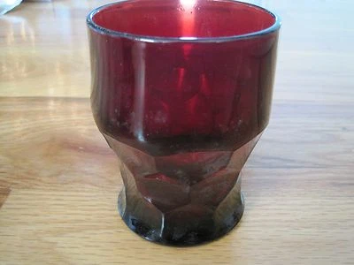 Georgian Ruby Glass Measures 4"x3" Antique - Image 1 of 4