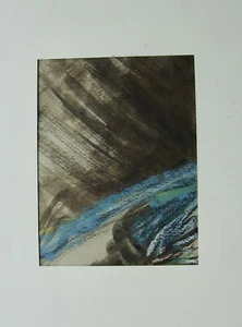 Abstrakte Komposition auf Papier, von M. Jacoby, um 1989 - Bild 1 von 2