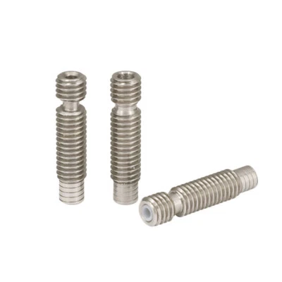 1.75/3mm Extruder Nozzle Throat Tube Stainless Steel M6*26mm For E3D 3D Printer