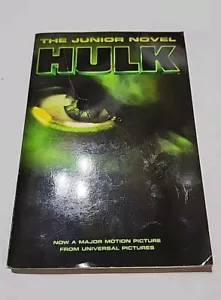 Marvel Movie Hulk, The Junior Novel Paperback Harper Festival Universal Studios - Picture 1 of 12
