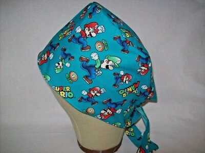 Men/Women Surgical Scrub Cap Lined Party Characters 100% Cotton - Image 1 of 3