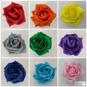 muestra rosa ramos de boda flores ramo posy novias rojo gris rosa púrpura - Imagen 1 de 47