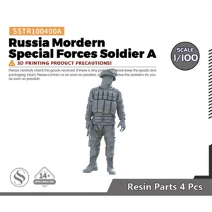 Soldado Modelo SSTR400A 1/100 Rusia Mordern Fuerzas Especiales Soldado A - Imagen 1 de 3