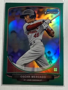 OSCAR MERCADO cardinals 2013 Bowman Chrome GREEN Refractor #BDPP36 67/75 (BB1) - Picture 1 of 2