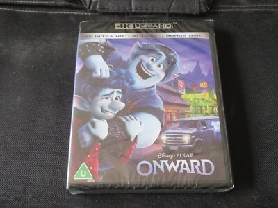 Disney Pixar Onward (NEW SEALED 4K Ultra HD + Blu-Ray 2020) - Image 1 of 4