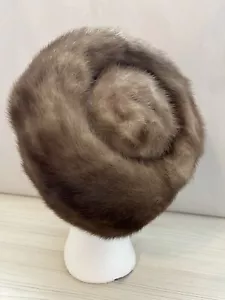 Mr D’s Vintage SMALL Mink Fur Hat Ladies Russian Cossack Style 20.5” Inside Band - Picture 1 of 21