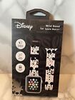 Disney Wrist Band for Apple Watch. Mickey Mouse Design. 42 / 45 mm Silicone. New