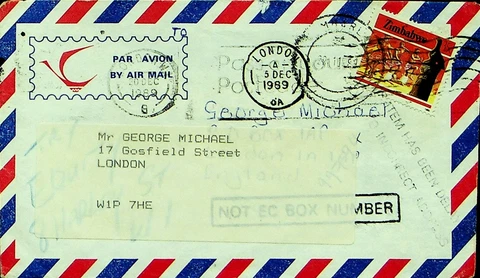 SEPHIL ZIMBABWE 1989 35c ON AIRMAIL COVER TO LONDON GB W/CACHET Cover