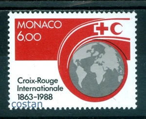 1988 Rotes Kreuz / Red Crescent, 125th Anniversary, Monaco, Mi.1870, MNH - Bild 1 von 1