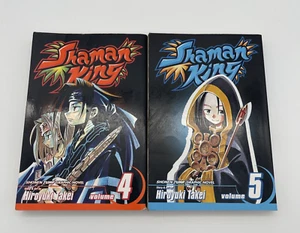 Shaman King Vol 4 & 5 Shonen Jump Graphic Novel Manga Japanese Anime PB - Picture 1 of 7