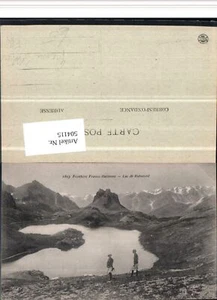504115, Fronteras Franco Italia Frontera Italia Francia Lago Ruburent Lago Ber - Imagen 1 de 1
