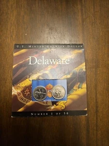 US Minted Quarter Dollar Delaware Numbered Coin Set Sealed 1 Of 50 - Picture 1 of 1