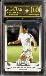 CRISTIANO RONALDO Leaf Legends 2016 Graded ASG Mint 10 - Picture 1 of 1